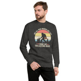 Bigfoot Sweatshirt: Rock Hunter Sasquatch Humor Apparel - Cuccico Design