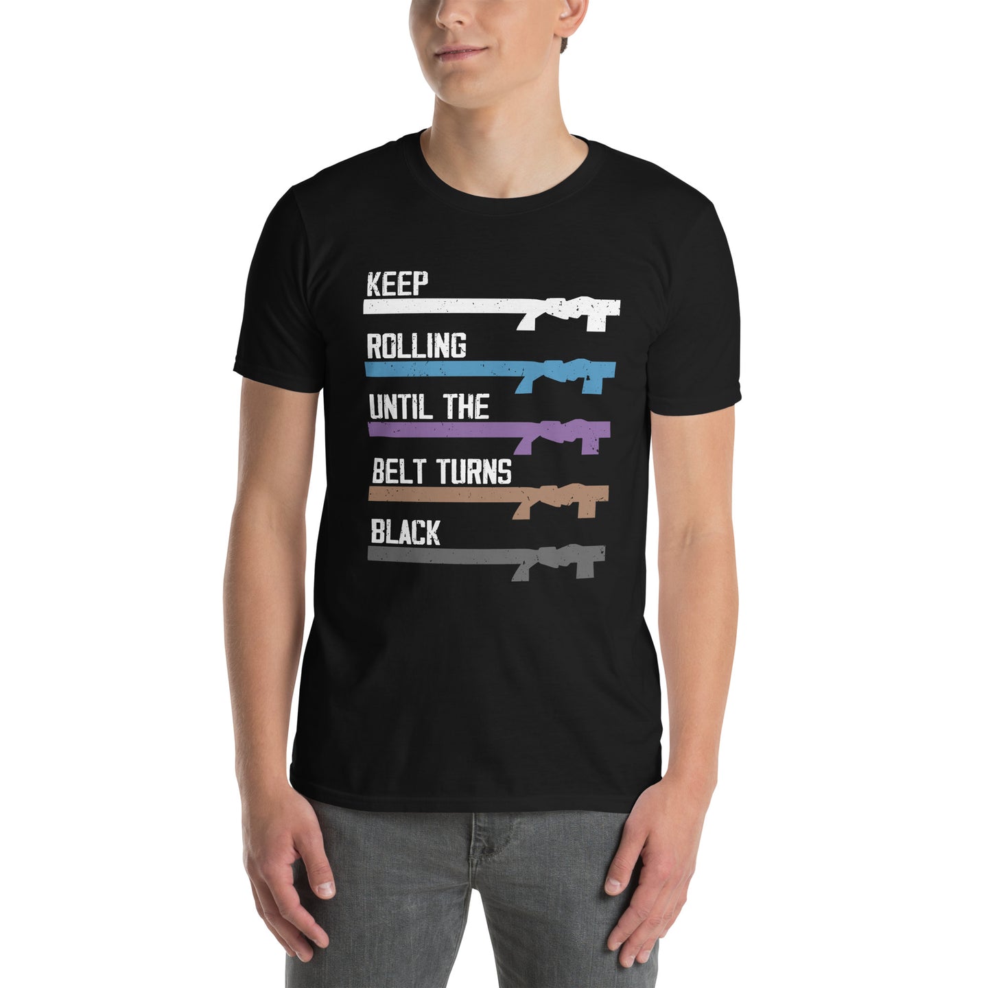 Keep Rolling Jiu Jitsu T-Shirt | BJJ & MMA Gift - Cuccico Design