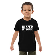Funny Organic Cotton Kids T-Shirt - 'Rizzer In Training' - Cuccico Design
