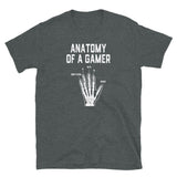 Gamer T-Shirt: Skeleton Hand WASD Design - Cuccico Design
