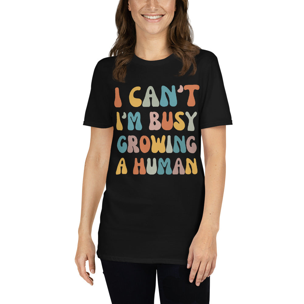 Funny Pregnancy Shirt: Growing A Human Tee | Gift - Cuccico Design