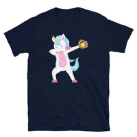 Dabbing Unicorn Baseball Shirt Funny Toddler & Girls T-Shirt - Cuccico Design