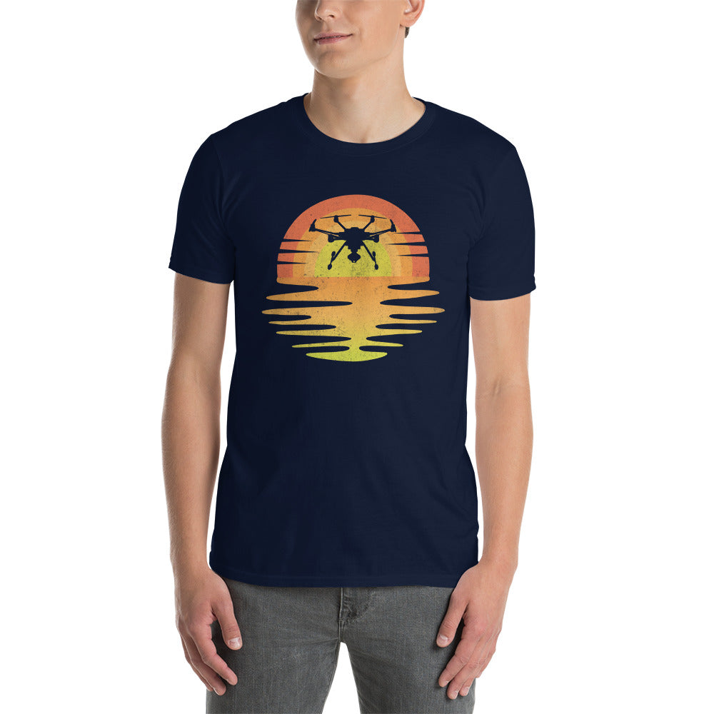 Drone Pilot T-Shirt - Unisex Retro Design - Cuccico Design