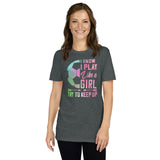 Play Like A Girl Soccer Shirt - Funny Soccer Mom Gift - Cuccico Design
