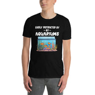 Aquarium T-Shirt: Easily Distracted - Funny Fish Lover Gift - Cuccico Design