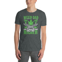 Weed Dad T-Shirt | Funny Stoner Dad Gift Shirt - Cuccico Design