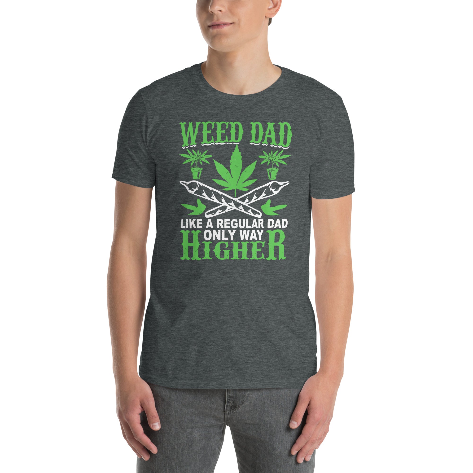 Weed Dad T-Shirt | Funny Stoner Dad Gift Shirt - Cuccico Design