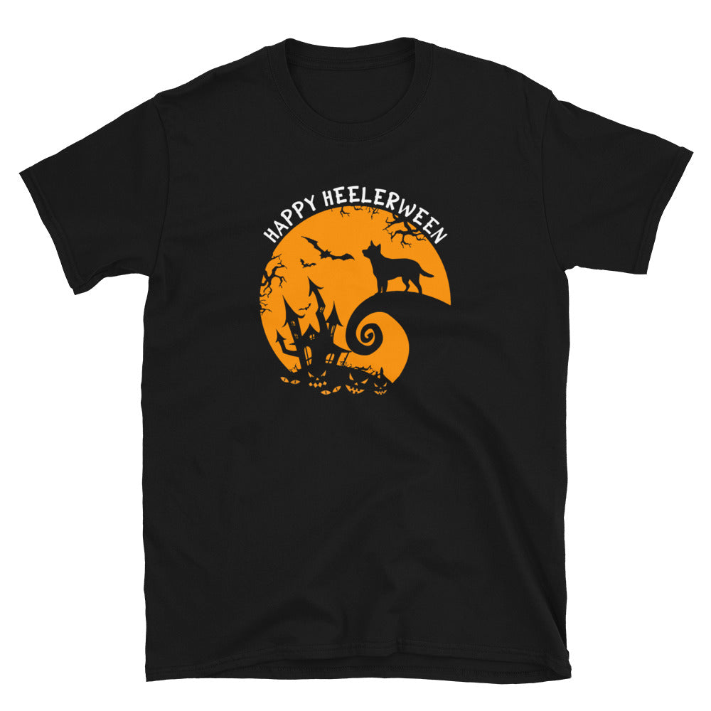 Blue Heeler Halloween T-Shirt | Happy Heeler Dog Shirt - Cuccico Design