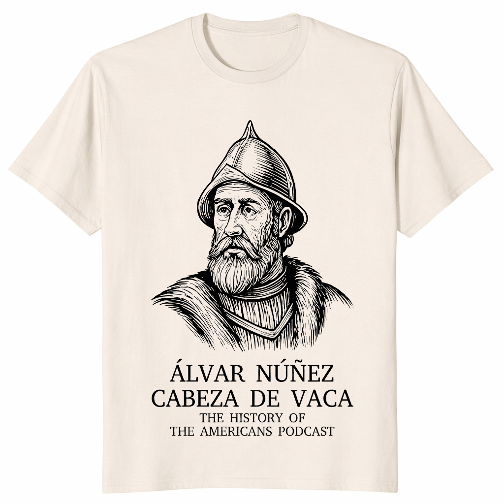 Alvar Nunez Cabeza De Vaca Historical Explorer T-Shirt | Cuccico