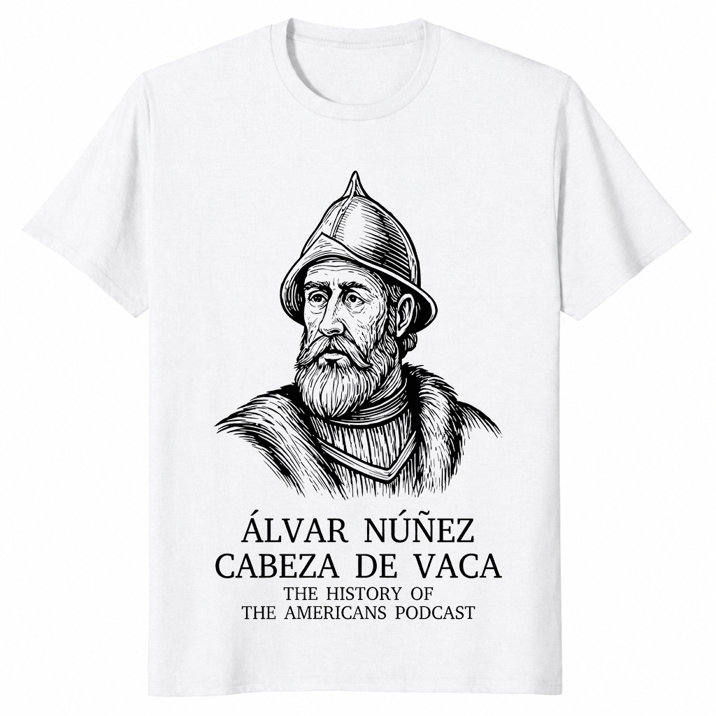 Alvar Nunez Cabeza De Vaca Historical Explorer T-Shirt | Cuccico