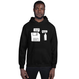 Funny USB Floppy Disk Hoodie for Computer Geeks - Cuccico Design