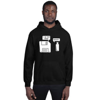 Funny USB Floppy Disk Hoodie for Computer Geeks - Cuccico Design