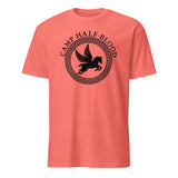 Coral silk Camp Half-Blood Chronicles Branches Shirt by Cuccico with Percy Jackson Pegasus logo