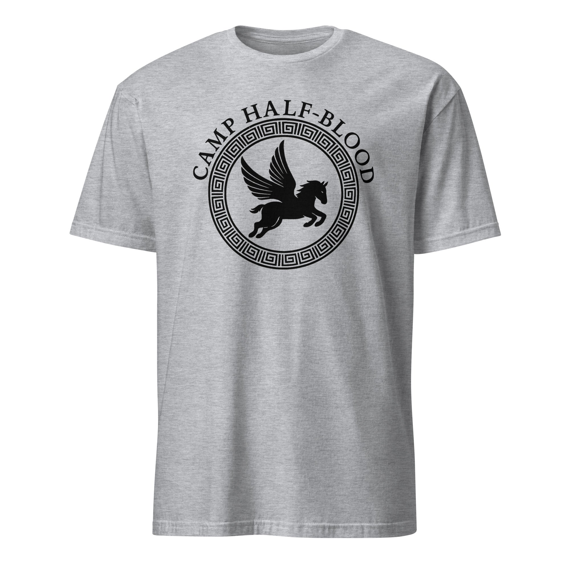 Sport grey Camp Half-Blood Shirt by Cuccico with Percy Jackson Chronicles Branches logo