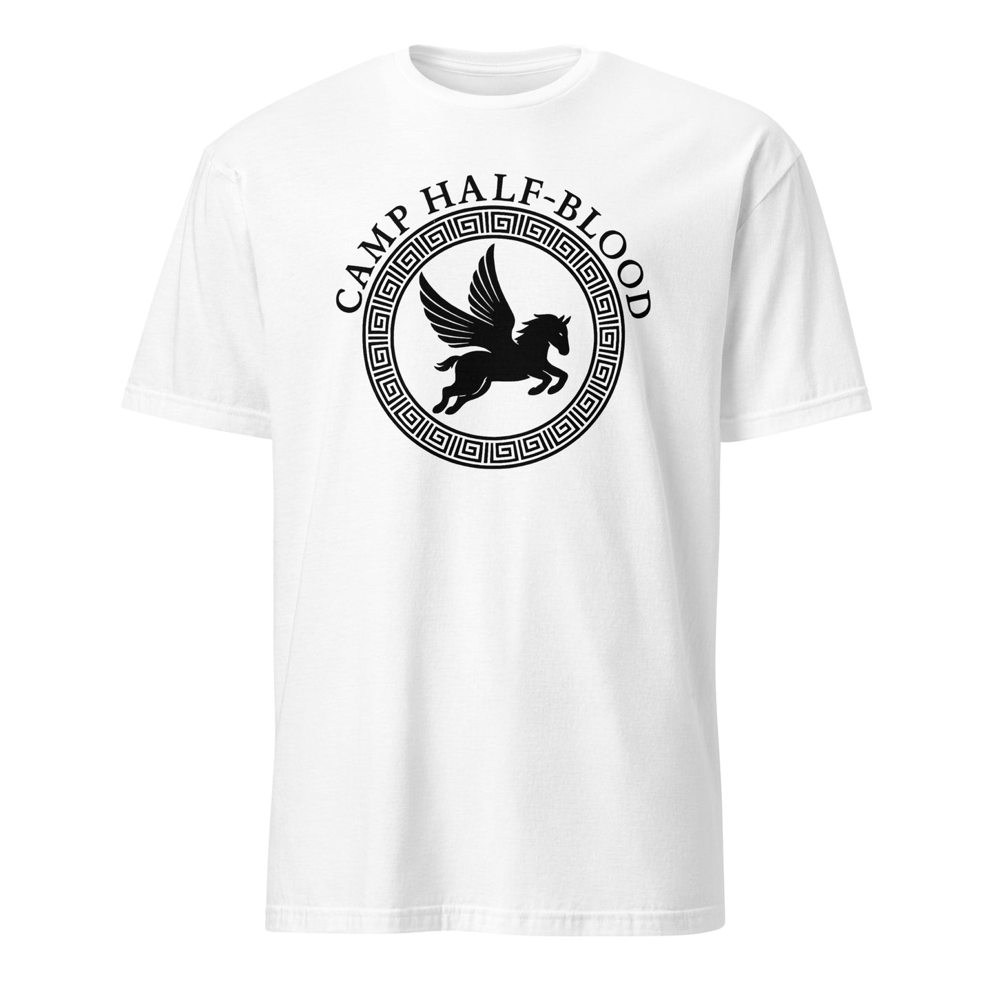 White Camp Half-Blood Chronicles Branches Shirt by Cuccico with Percy Jackson Pegasus design