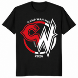 Camp Wah-Nee Color War shirt in black