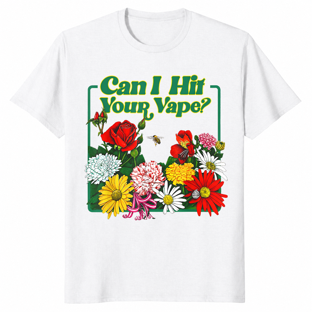 Can I hit your vape shirt white