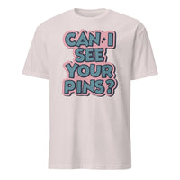 Can I See Your Pins Shirt in Ice Grey by Cuccico – Collector Graphic Tee
