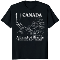Canada A Land Of Giants Shirt – Funny Canada Tee | Friendly Giants Canada Shirt | Cuccico | Cuccico