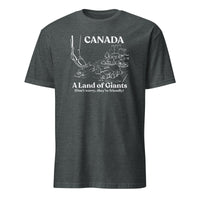 Canada A Land Of Giants Shirt – Funny Canada Tee | Friendly Giants Canada Shirt | Cuccico | Cuccico