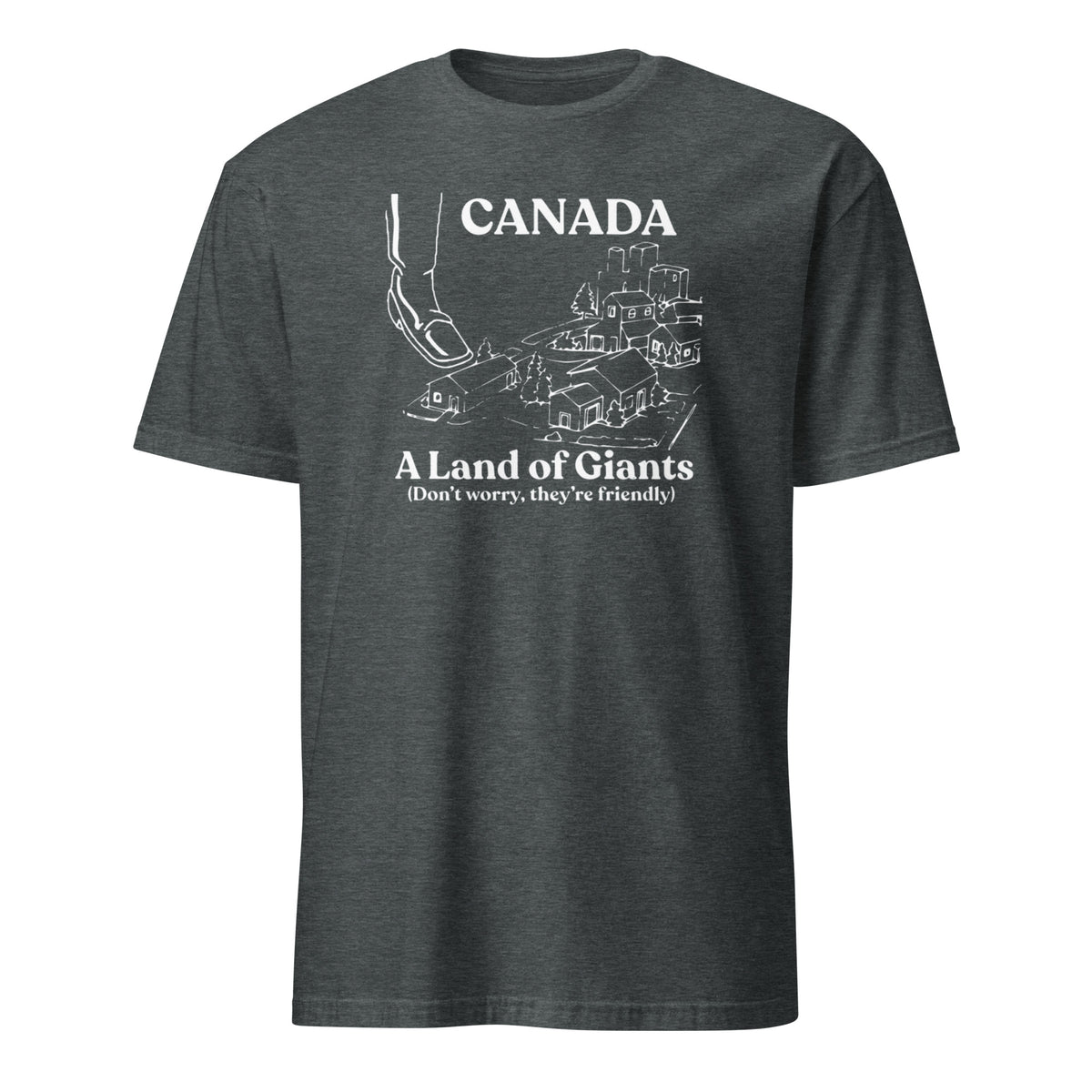 Canada A Land Of Giants Shirt – Funny Canada Tee | Friendly Giants Canada Shirt | Cuccico | Cuccico