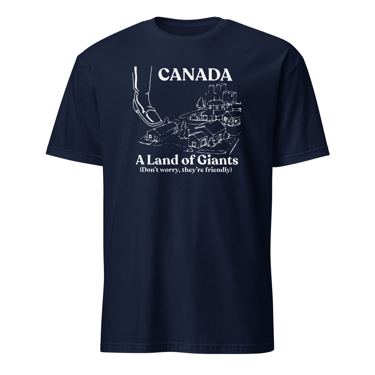Canada A Land Of Giants Shirt – Funny Canada Tee | Friendly Giants Canada Shirt | Cuccico | Cuccico