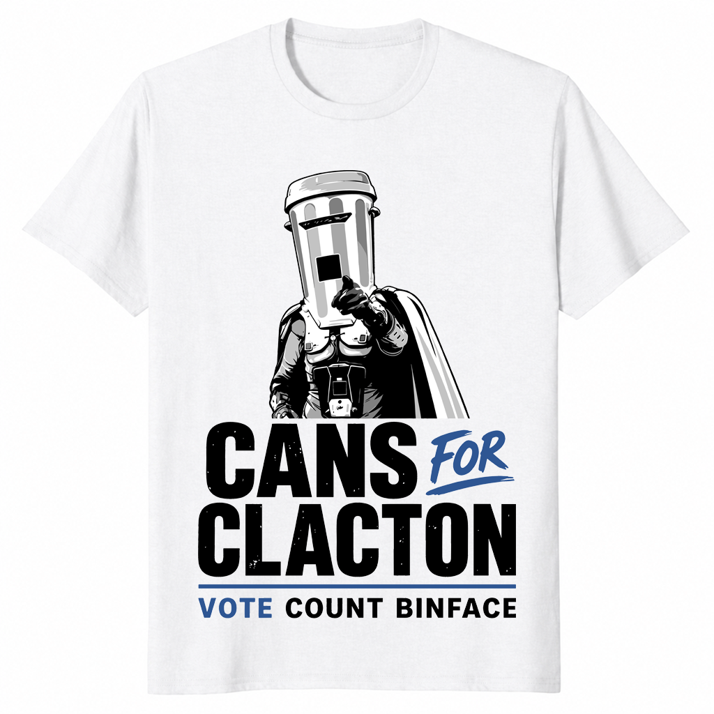 Cans For Clacton Vote Count Binface UK Election Parody Shirt | Cuccico