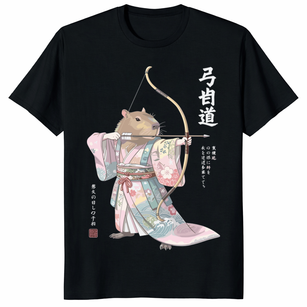 Capybara Samurai Shirt trending design shirt