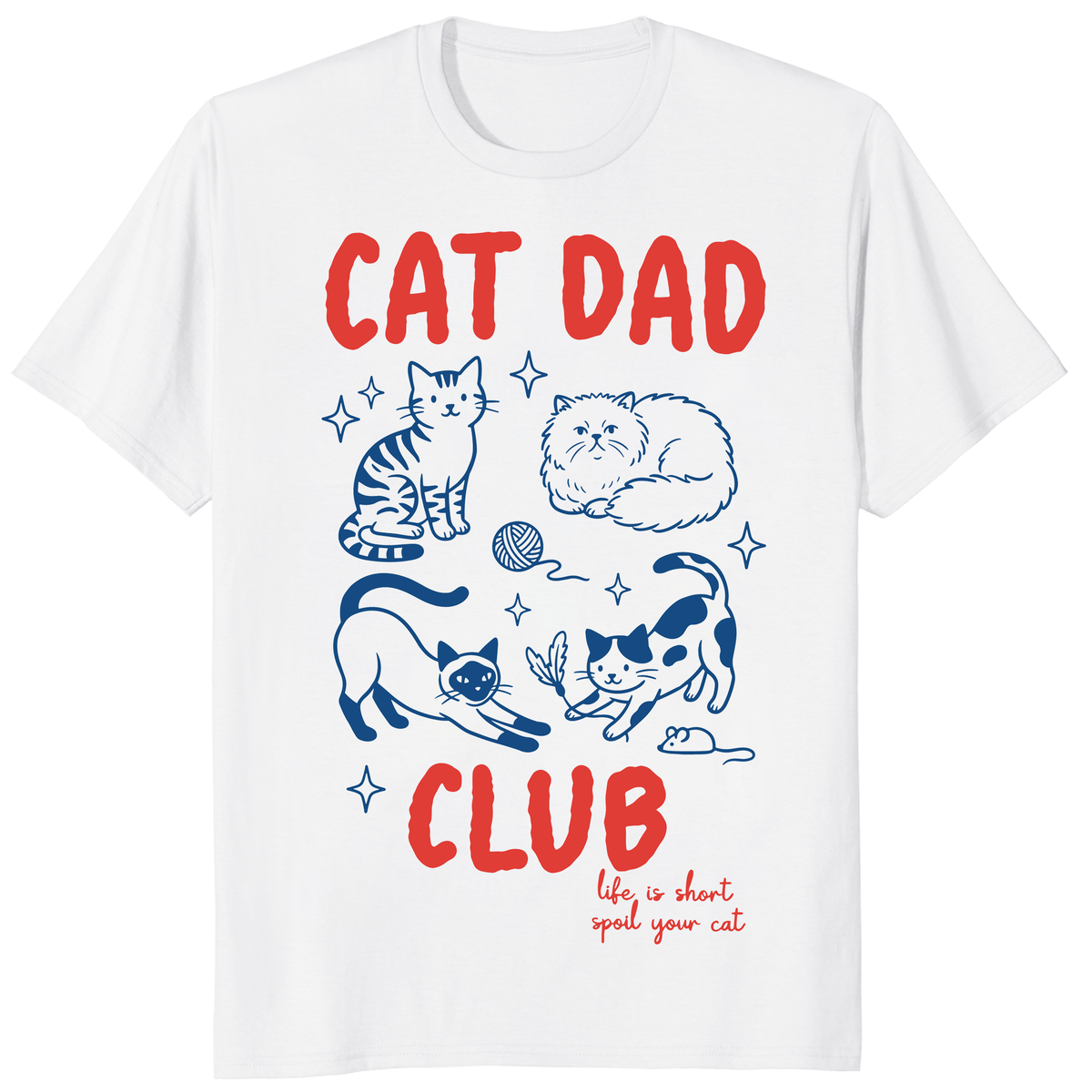 Cat Dad Club Shirt trending design shirt