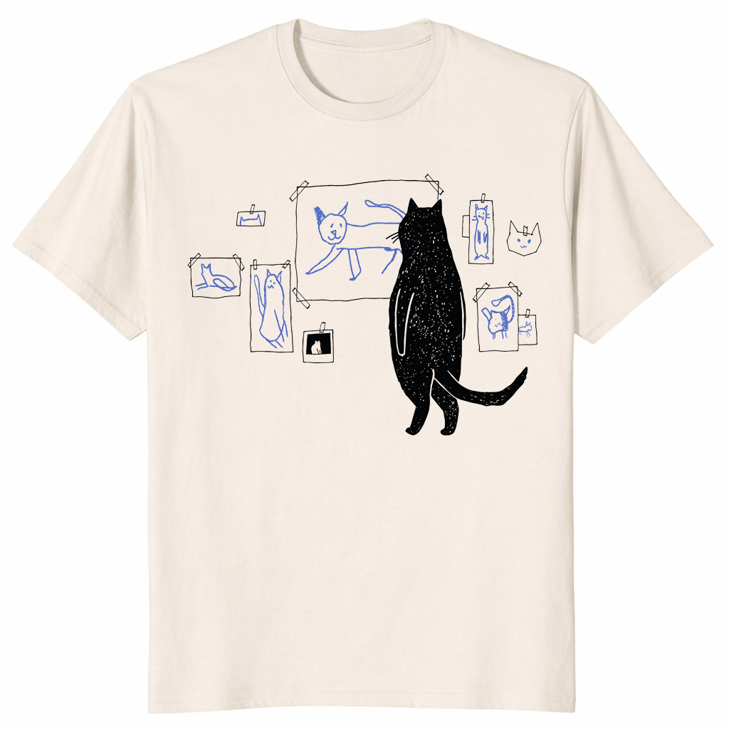 Cat gallery shirt in natural