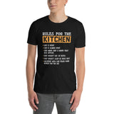 Funny Kitchen T-Shirt | Chef Rules Joke Tee - Cuccico Design
