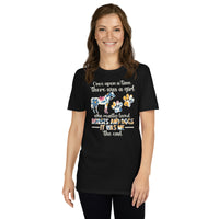 Girl Who Loves Horses and Dogs T-Shirt | Equestrian Gift - Cuccico Design