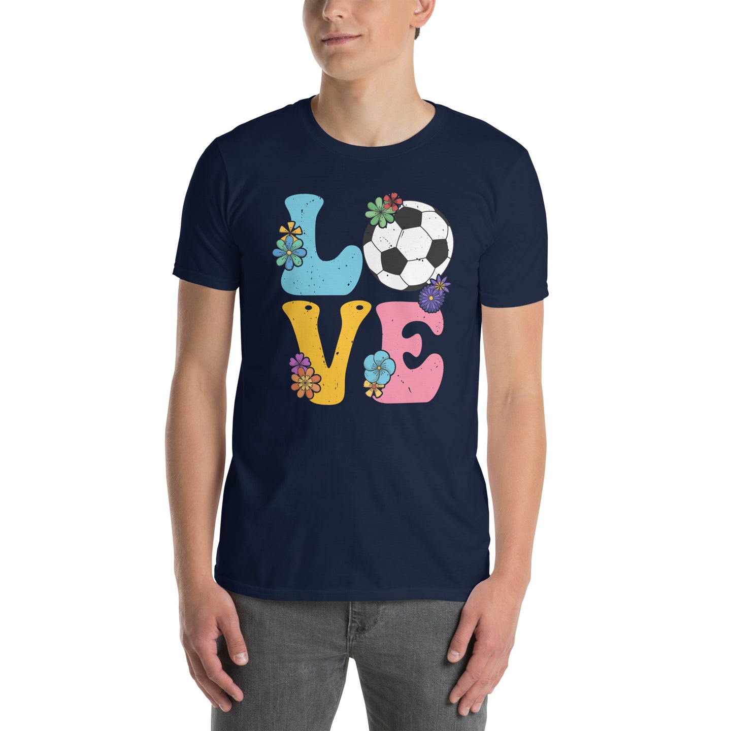Groovy Soccer Lover T-Shirt | Women & Teen Girls - Cuccico Design