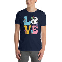 Groovy Soccer Lover T-Shirt | Women & Teen Girls - Cuccico Design
