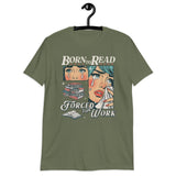 Born To Read Forced To Work T-Shirt | Funny Book Lover Gift - Cuccico Design