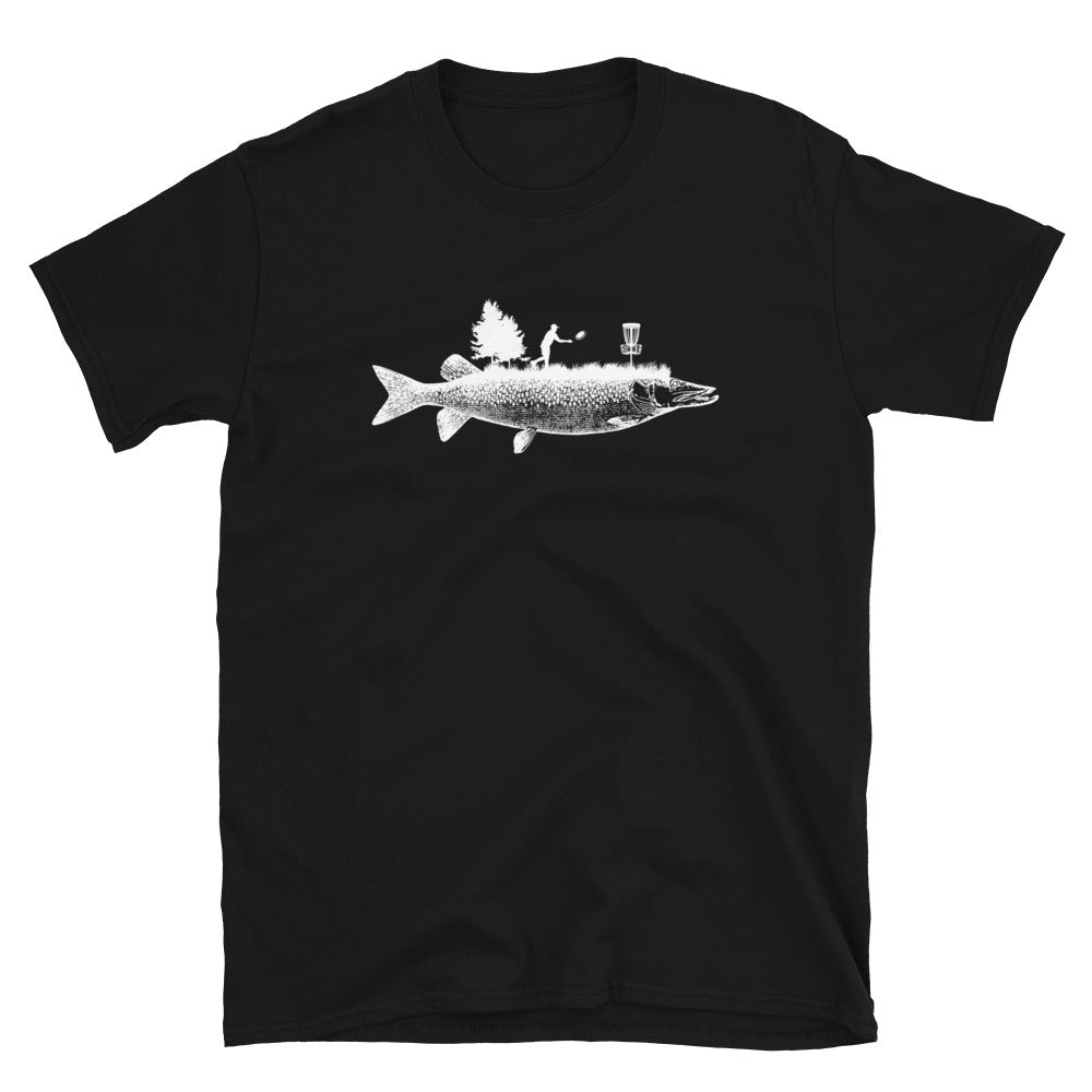 Trout Fishing and Golf T-Shirt - Great Fisherman Golfer Gift - Cuccico Design