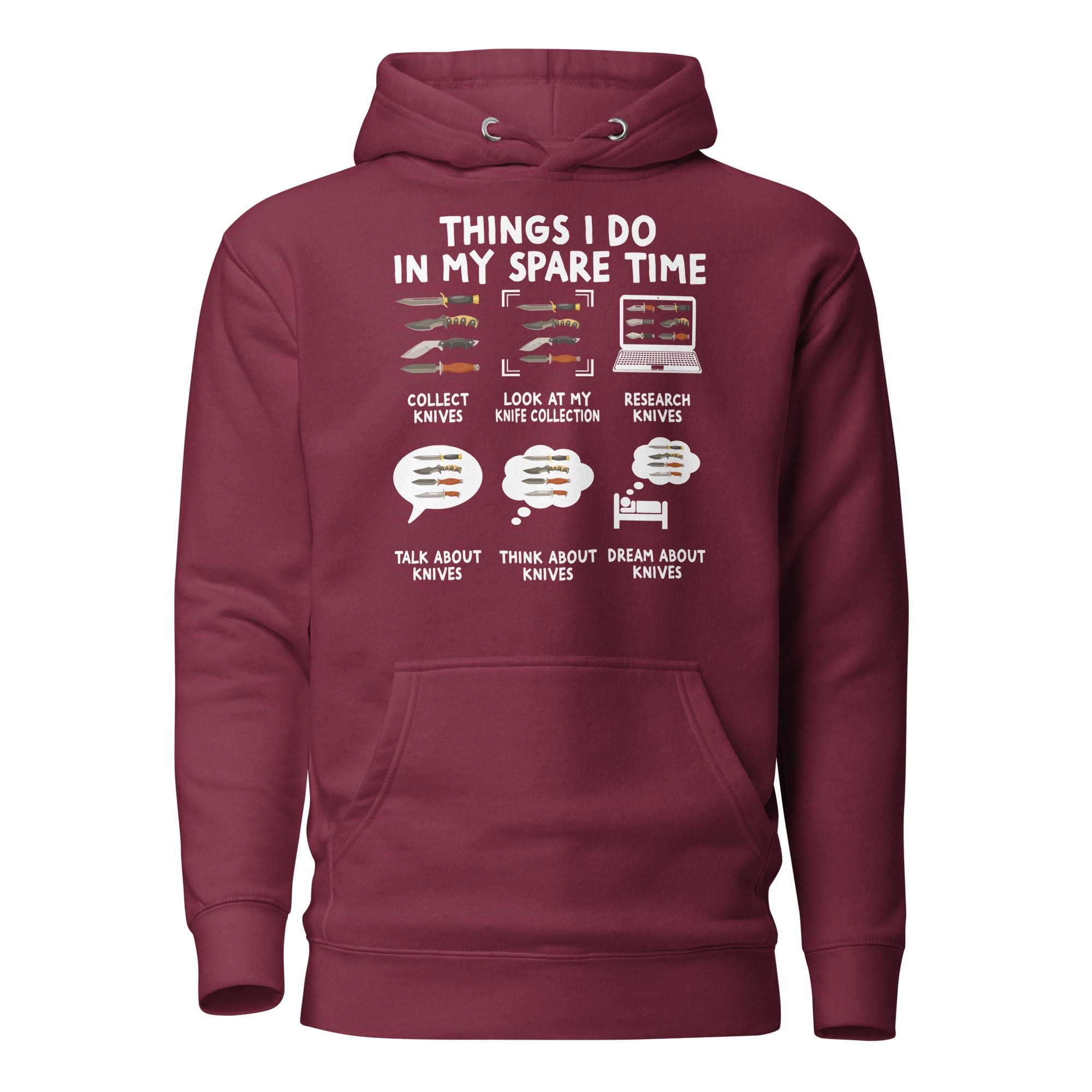 Knife Collecting Hobby Hoodie | Collector Gift Apparel - Cuccico Design