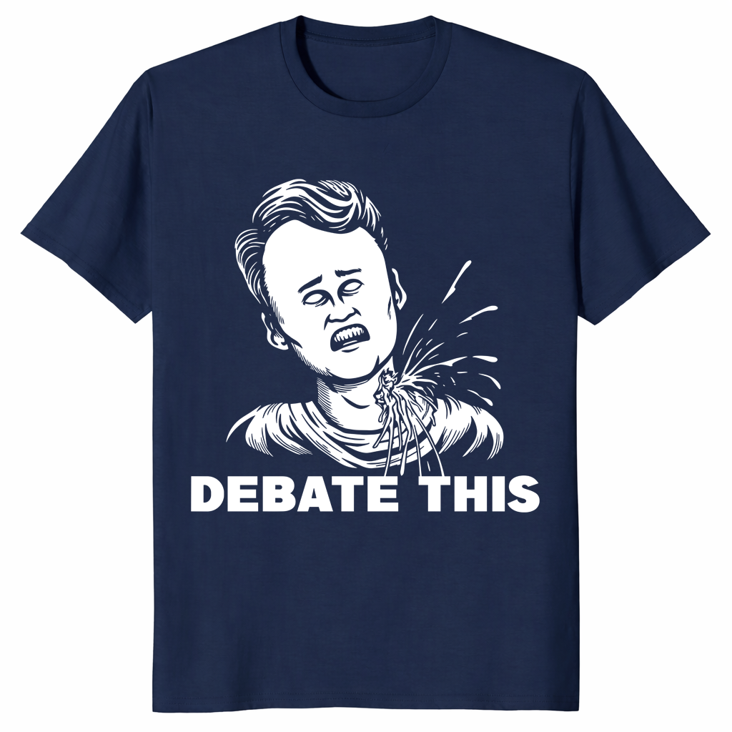Navy Charlie Kirk debate this conservative political shirt fan gift