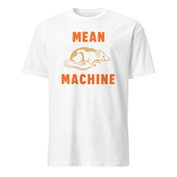 Charlie’s blue mean machine tee in white by Cuccico