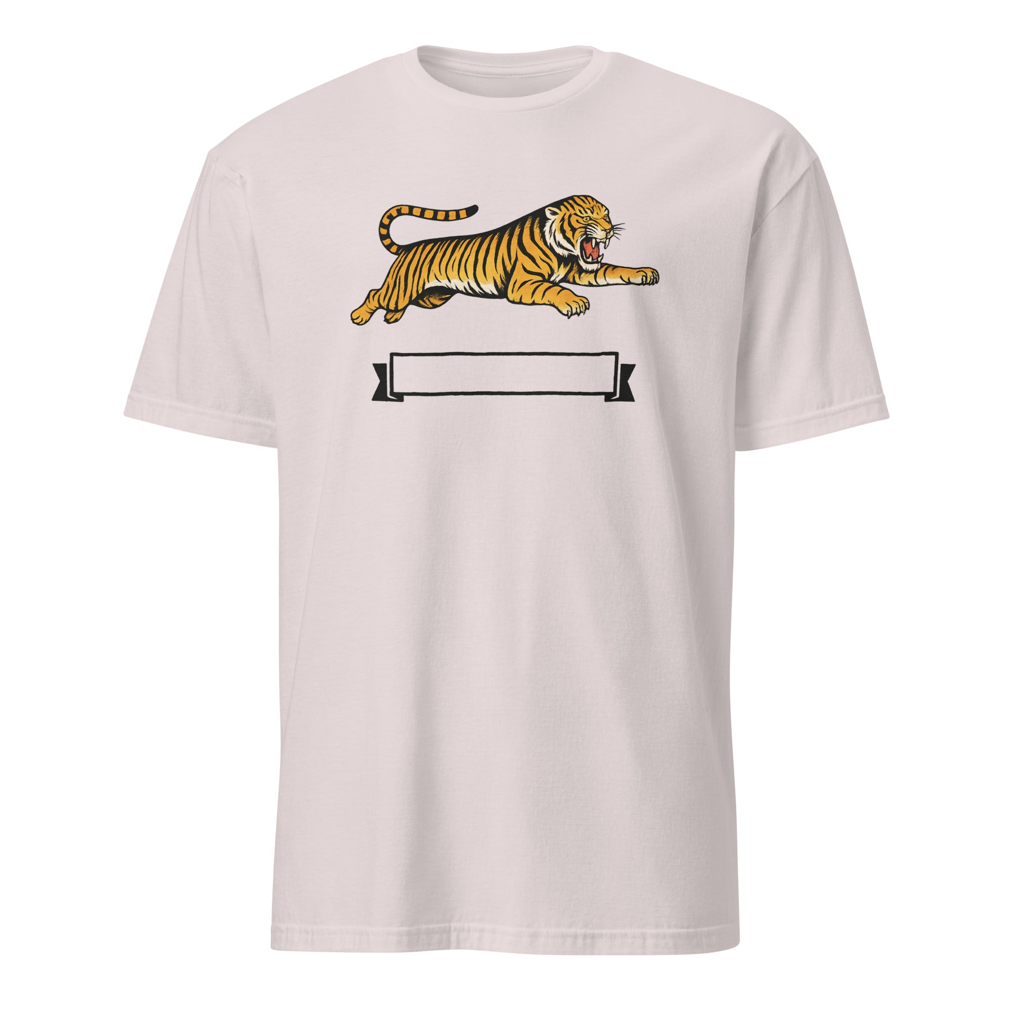 Charlie’s Tiger T-Shirt in Ice Grey color by Cuccico from The Runarounds S1E3 Outfit