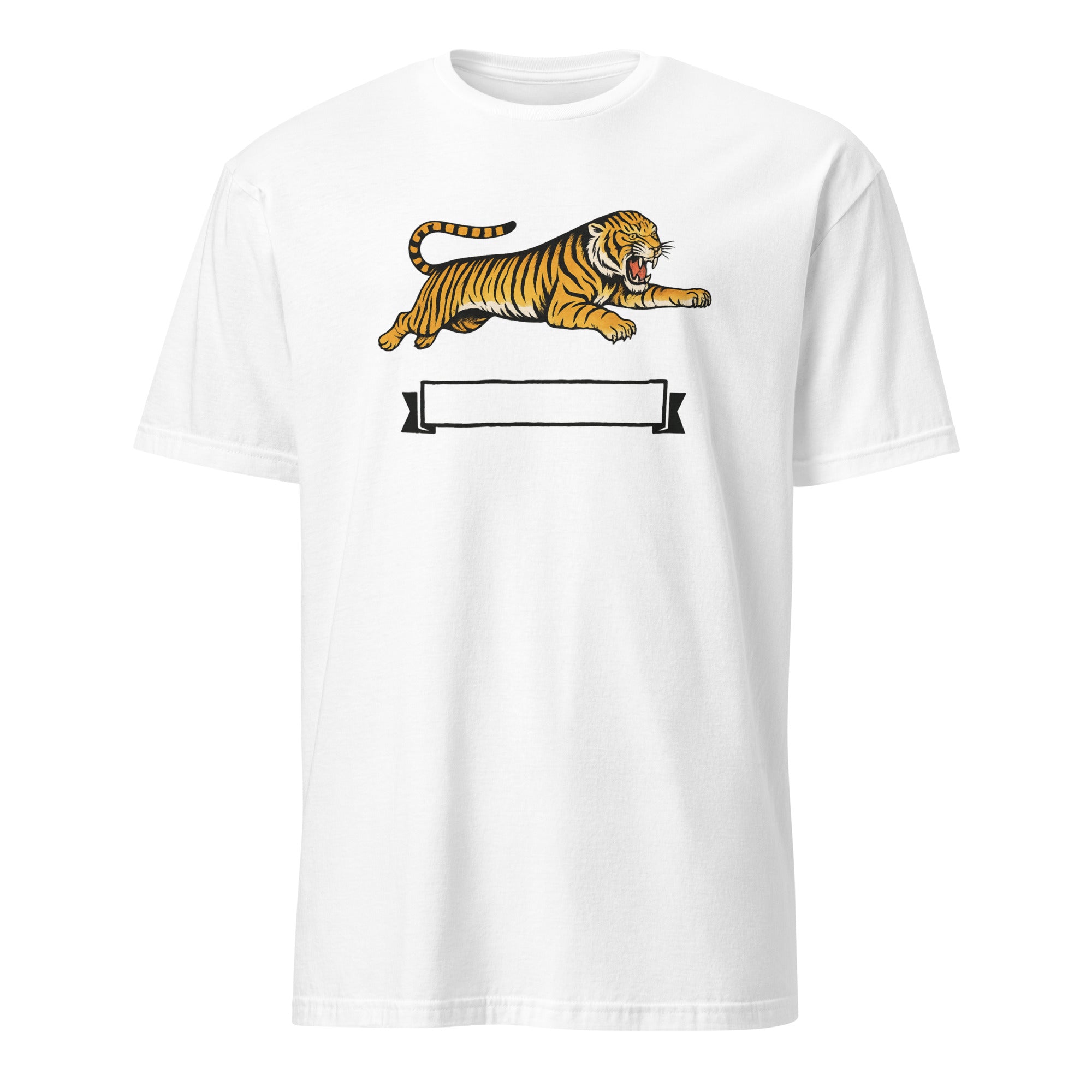 Charlie’s Tiger T-Shirt in White color by Cuccico from The Runarounds S1E3 Outfit