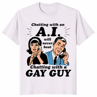 Chatting with an ai shirt ice grey