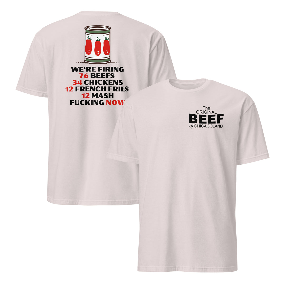Chicago Beef Shop Shirt | Windy City Sandwich Rush Hour Fan Tee | Cuccico