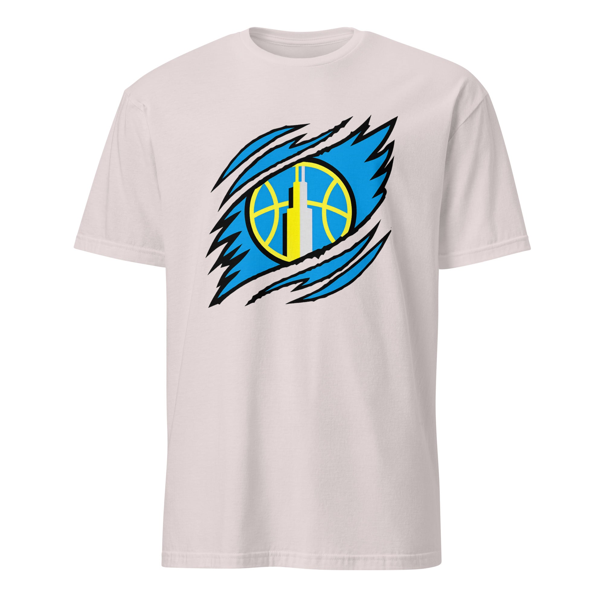 Chicago Sky Logo T-Shirt in Ice Grey by Cuccico