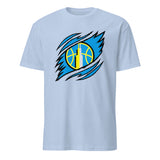 Chicago Sky Logo T-Shirt in Light Blue by Cuccico