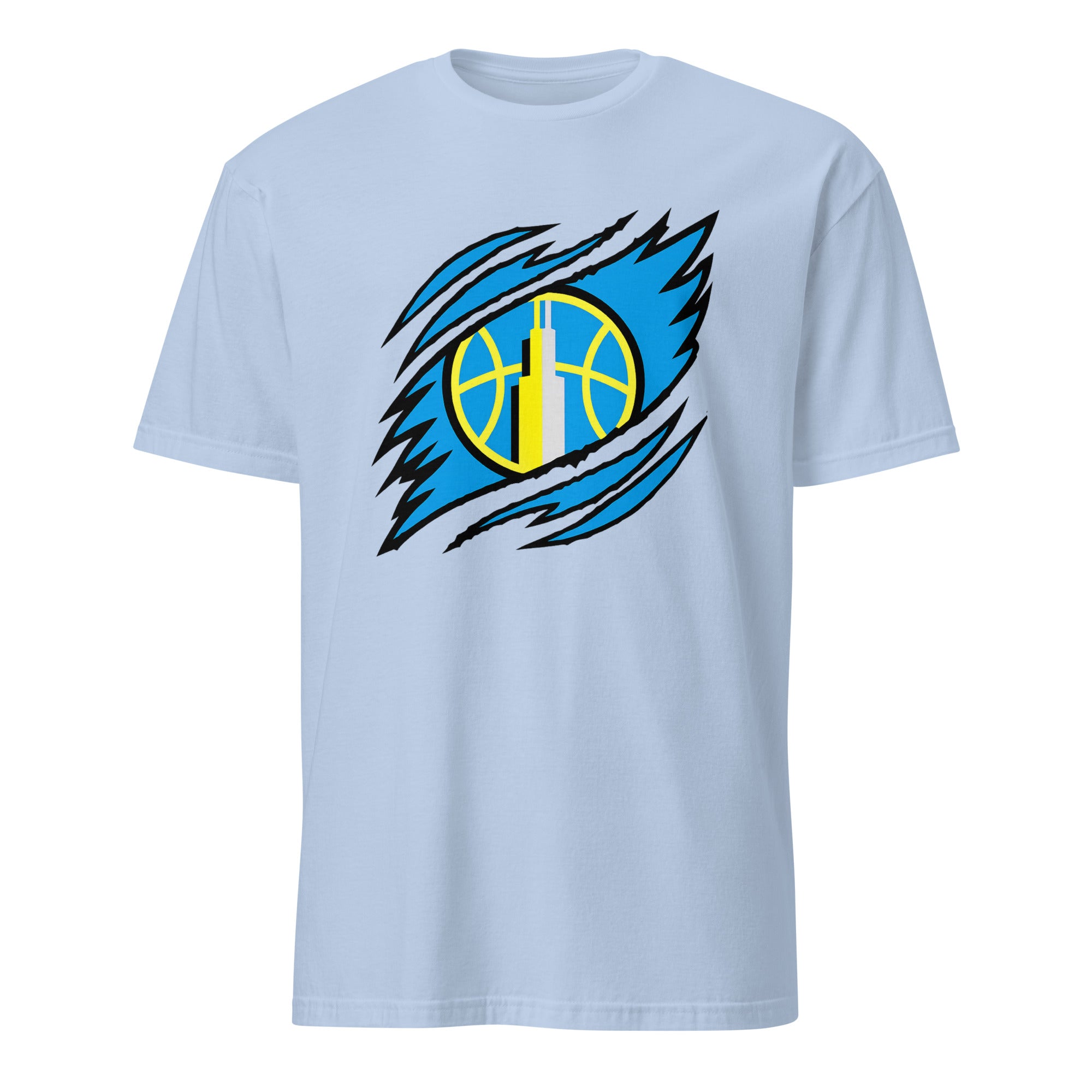 Chicago Sky Logo T-Shirt in Light Blue by Cuccico