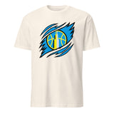 Chicago Sky Logo T-Shirt in Natural off-white by Cuccico