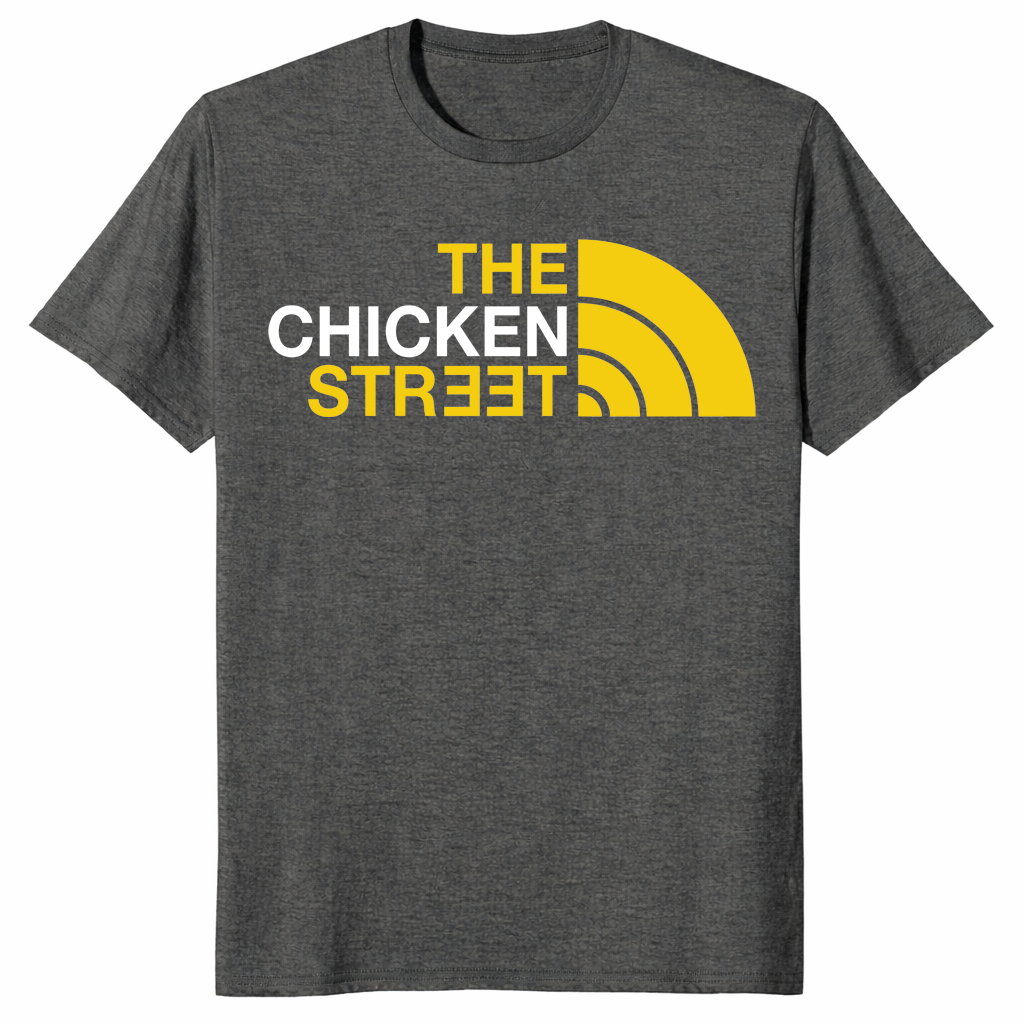 Chicken Street Shirt in dark heather