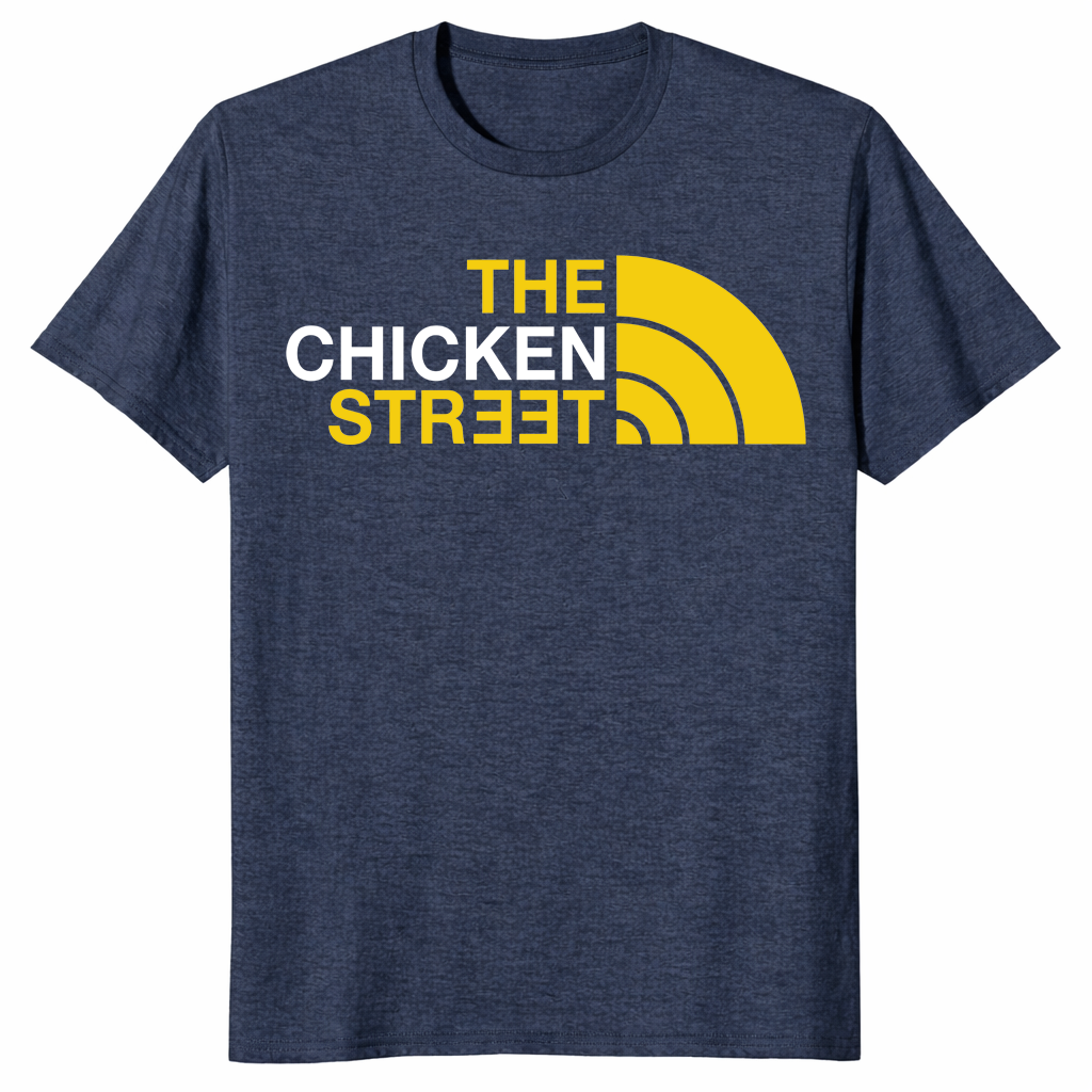 Chicken Street Shirt in heather navy