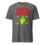 Chinga La Migra Abolish ICE No Human Is Illegal shirt in graphite heather by Cuccico